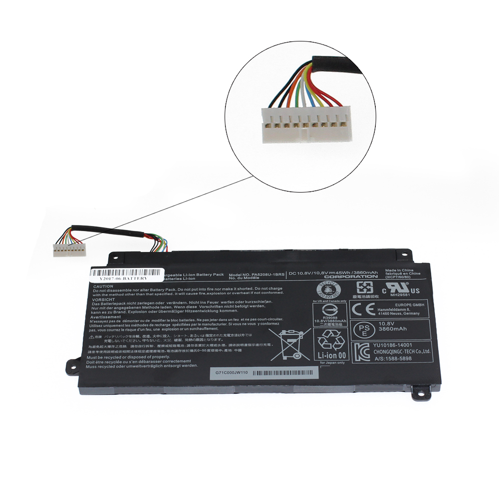 Перезаряжаемые PA5208U-1BRS Аккумулятор для ноутбука Toshiba Satellite E45W P55W Chromebook CB35-B зарядное устройство для ноутбука