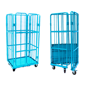 कस्टम तह बल्क कार्गो परिवहन गाड़ी संयंत्र परिवहन धातु ट्राली - Product Image 5