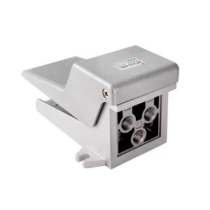 4f210-08 chân chuyển đổi 5 cách 2 vị trí 1/4 "BSP 1 đầu vào 2 ổ cắm trực tiếp loại khí nén mùa xuân chân hoạt động bàn đạp van - Product Image 2
