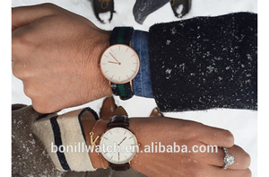 Hot Sales 2015 the new clock time service <strong>international</strong> <strong>watches</strong> with nylon tether - Product Image 5