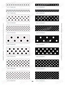 dễ dàng rửa cổ điển đen và trắng grosgrain polka dot băng