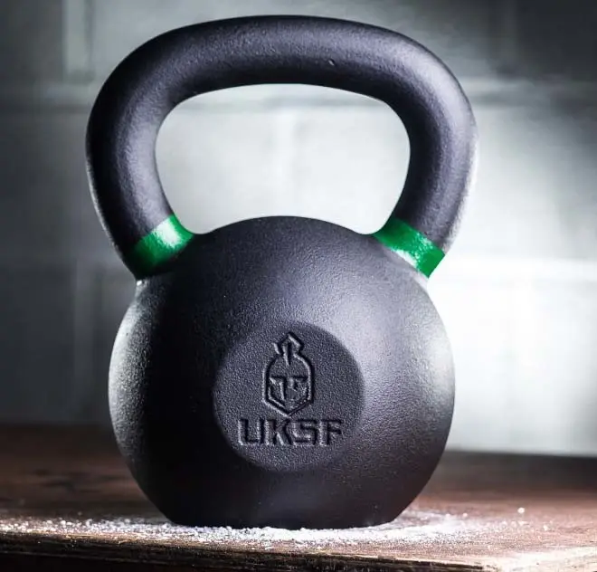 kettlebell with cast iron black