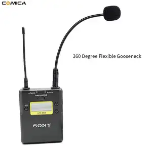 CoMica 3.5mm Zwanenhals Microfoon Ingang Lijn voor Sony Draadloze Mic