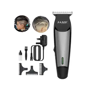 Cordless Hair Clipper Professional Electric Fade Hair Trimmers Set Rechargeable T-Blade Grooming Machine Kit for Men Kids Family