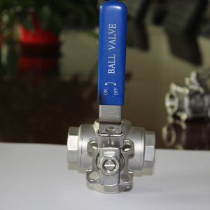 1,5 pulgadas de acero inoxidable 3 vías válvula de bola 1 <span class=keywords><strong>2</strong></span> - Product Image 2