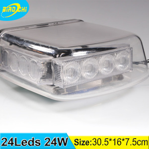 24 와트/30.5 센치메터 슈퍼 밝은 방수 휴대용 자기 마운트 미니 경찰 경고 led 조명 - Product Image 5