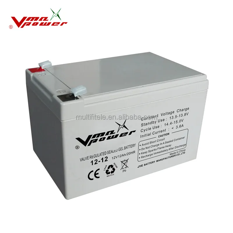 Vmaxpower 12V 100AH Solar Battery Home Power Energy System Lead Acid Battery for Inverter Lead Acid Battery