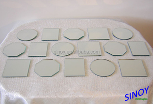 Centro de Mesa de Boda Cuadrado, Redondo y Hexagonal <span class=keywords><strong>con</strong></span> <span class=keywords><strong>Espejo</strong></span> y <span class=keywords><strong>Borde</strong></span> de Vidrio Pulido para Bodas - Product Image 4