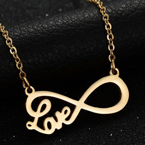 Collana girocollo da donna con incisione personalizzata in acciaio inossidabile all'ingrosso - Product Image 3