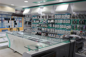 Điện Thoại Di Động Phụ Kiện Hiển Thị Truy Cập Thiết Kế Kính Showcase Hiển Thị Nội Thất Điện Thoại Cửa Hàng Truy Cập - Product Image 5