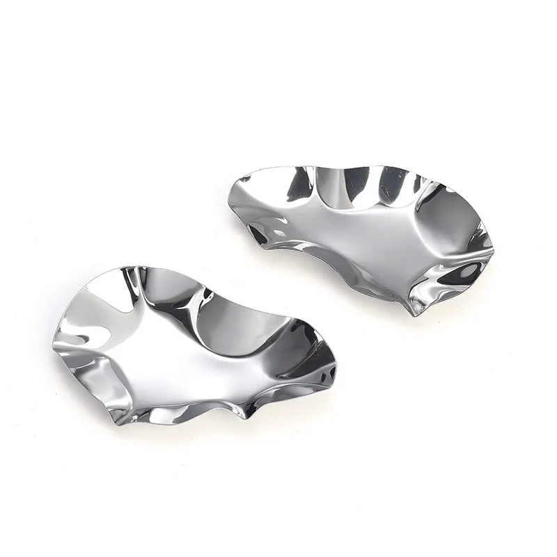 High quality Seafood Tools Reusable Stainless Steel Oyster Shells Dish