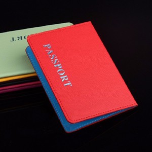 Nuevo patrón de cuero de la PU cubierta del pasaporte en la aventura de las mujeres documento de viaje entradas titular mujer chicas pasaporte caso - Product Image 3