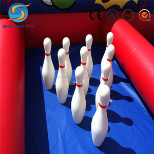 Gigante/Mini PVC inflable Bowling set con inflable <span class=keywords><strong>bolos</strong></span> carril divertido balanceo bola juego buen <span class=keywords><strong>precio</strong></span> - Product Image 6