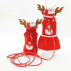 Good quality cute clothes coat plain big pet dog christmas sweater