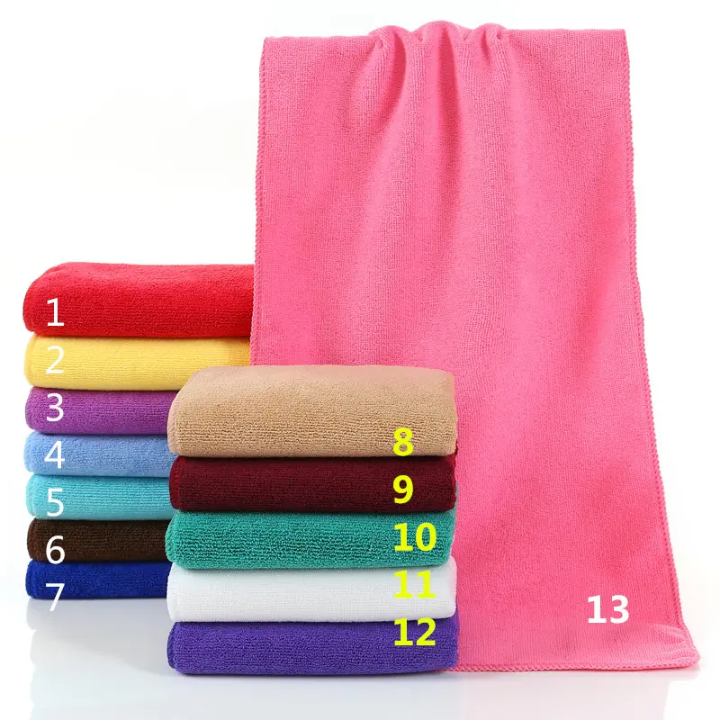 Custom Microfiber drying hair Towel Microfiber Kitchen towel Sports Microfiber Fabric car towel