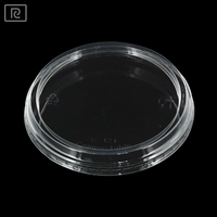 8oz Wegwerp Transparante PLA Ronde Bakjes voor Thee, Eten en Sauzen met C121 Deksel, Aangepaste Bedrukking, See-box Merk voor Verpakkingen