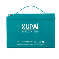 Batterie au plomb scellée XUPAI 6-DZM-28 12V 28AH pour vélo électrique, batterie GEL avec longue durée de vie