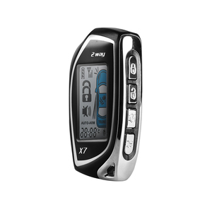 SPY اتجاهين <span class=keywords><strong>LCD</strong></span> البعيد موتور بدء تشغيل المحرك سيارة الأمن 2 طريقة إنذار سيارة نظام