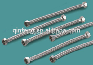 Doppia testa in acciaio inox tubo flessibile intrecciato, s. S lavello tubo flessibile, acciaio inossidabile intrecciato, cina continentale, iso9001 approvati - Product Image 6