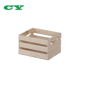 Mini Wooden Crate With Handles For DIY Painting and Decor