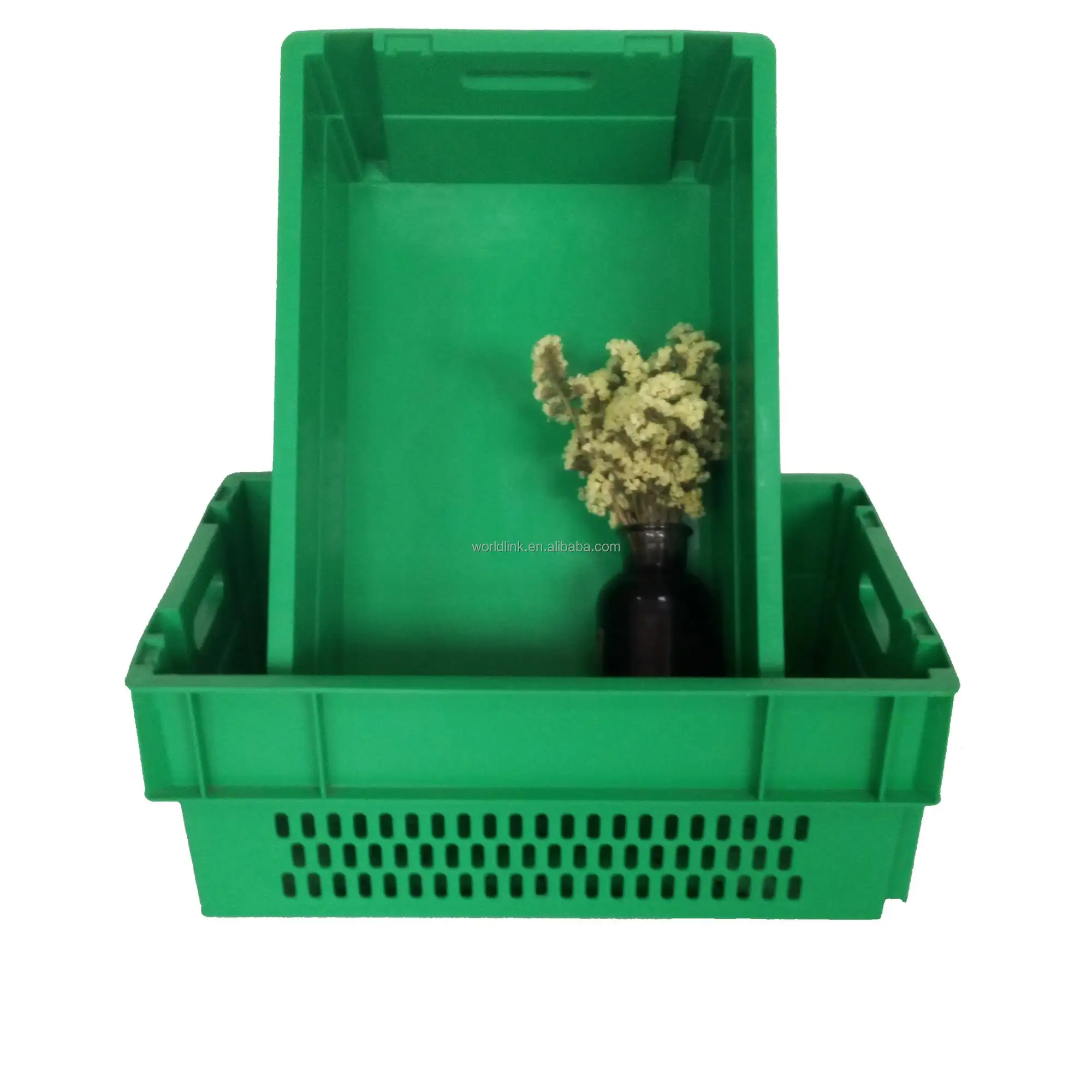 Caja de plástico para transporte de frutas, HDPE