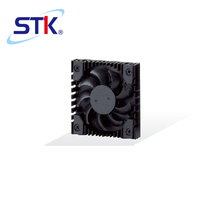 Ventilateur axial ADDA 50x50x8mm 5V DC 4300RPM 6.20CFM 0.25W avec dissipateur thermique en cuivre et aluminium pour refroidisseur de processeur et boîtier d'ordinateur