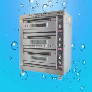 Hot sale 3 lapisan 6 nampan roti komersial oven (ZQB-3-6D)