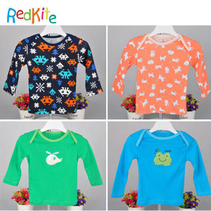 de la llegada del bebé muchachas camiseta primavera Otoño Invierno <span class=keywords><strong>manga</strong></span> larga encantadora carácter bebé niños camiseta - Product Image 4