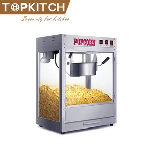 CE Etl Disetujui Semua Stainless Steel Komersial Mesin Popcorn Pembuat Popcorn Harga