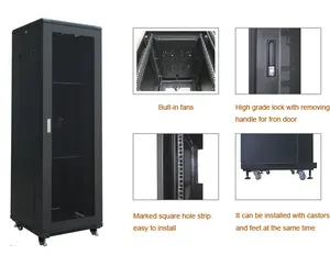 Kommunikation geräte Unternehmen 19 Zoll Größe Netzwerk 800x1000 35u 37u 42u Rack Schränke mit Kühl lösungen