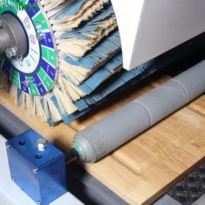 Vertical reciprocating polishing roller sanding machine brush sander sanding machine for doors MDF