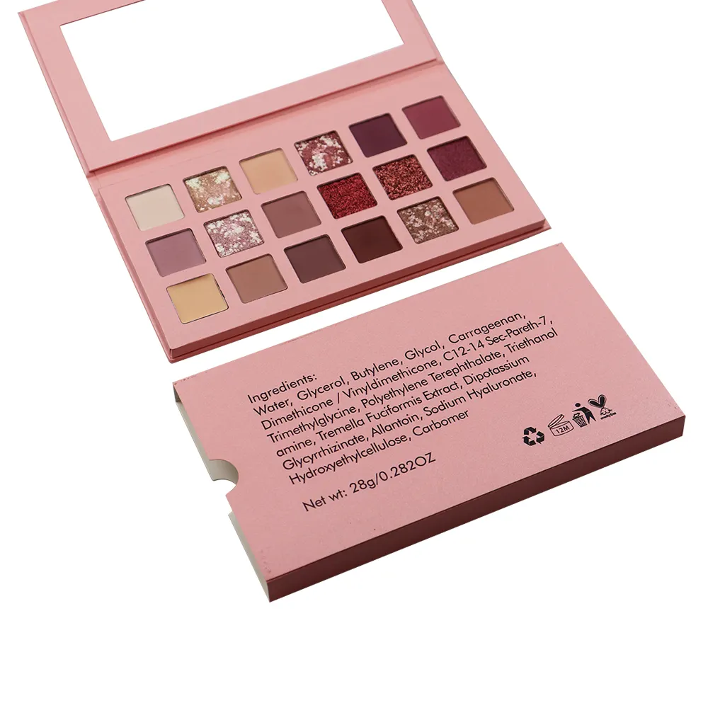 Großhandel Kosmetik händler 18 Farben Palette Schimmer Lidschatten Private Label Lidschatten Palette