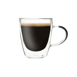 Tazza <span class=keywords><strong>da</strong></span> tè <span class=keywords><strong>in</strong></span> <span class=keywords><strong>vetro</strong></span> <span class=keywords><strong>borosilicato</strong></span> a doppia parete fatta a mano <span class=keywords><strong>da</strong></span> 300ml per Cappuccino Latte con manico - Product Image 6