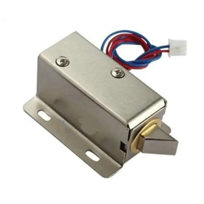 Mini cerradura eléctrica para cajón de puerta de armario, 12V CC