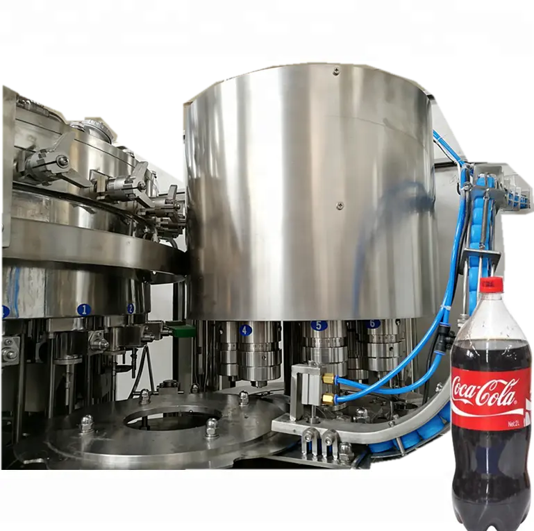 Handels Kohlensäure Frühling, Pepsi Cola Abfüllmaschine, gegen Druck Flasche Füllstoffe