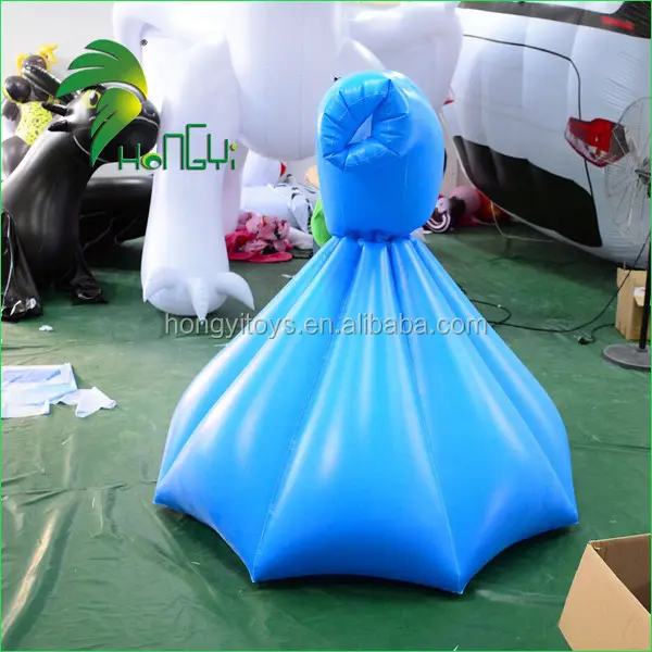 2016 उच्च गुणवत्ता नीले Inflatable पोशाक सुंदर Inflatable पोशाक सूट कॉस्टयूम