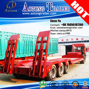3 essieux lourds pelle 60 toneladas de traste iluminado <span class=keywords><strong>bas</strong></span> semi-remolque à vendre - Product Image 2
