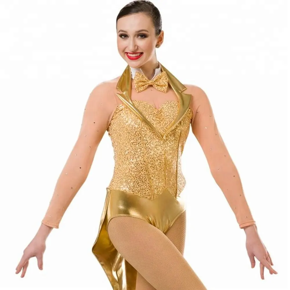 HOT Fashion Jazz Dance Costumes Gold Sequin Dance Wear Cool Stage Performance Dance Skirt