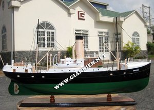 Bateau en bois smyd'enfants, modèle décoration en bois - Product Image 4