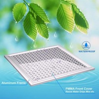 Lampe horticole de croissance LED IP65, étanche IP65, forme carrée, éclairage pour serre et grande baie, 45/50/58/100/160/200/300w, prix d'usine
