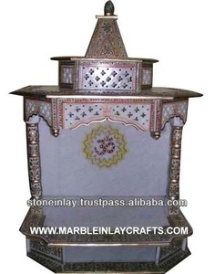 Indien À La Main Sculpté Temple De Marbre - Product Image 1