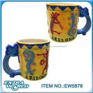 12oz taza de pintado <span class=keywords><strong>a</strong></span> <span class=keywords><strong>mano</strong></span> de OEM <span class=keywords><strong>para</strong></span> cerveza bar - Product Image 2