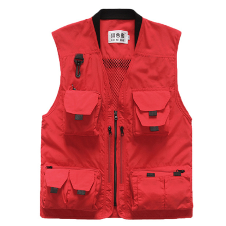 Дышащий мужской жилет с несколькими карманами для фотосъемки на открытом воздухе, рыбалки, работы, путешествий