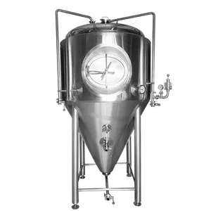 5BBL 10BBL 15BBL 20BBL Cerveza de acero inoxidable con camisa Fermentador cónico Tanque de fermentación Equipo de fermentación para la venta