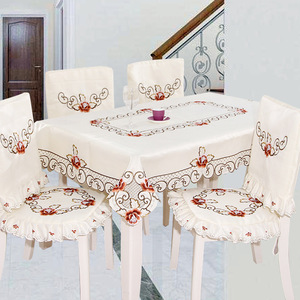 Nappe de table en cire blanche bon marché en gros, dentelle brodée Nappe de table de restaurant en lin, ensemble de <span class=keywords><strong>nappes</strong></span> de table pour hôtel 120 <span class=keywords><strong>rondes</strong></span> - Product Image 6
