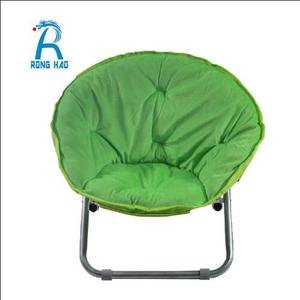 Silla plegable suave portátil durable de la Luna, silla redonda plegable de La Luna al aire libre