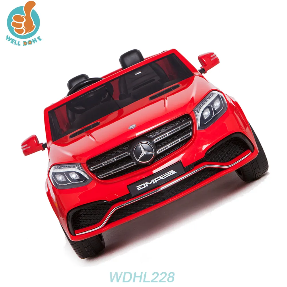 WDHL228, оптовая продажа, Детские Аккумуляторные машины с солнечной крышей, Детская электрическая игрушка, 12 В, автомобиль для катания детей