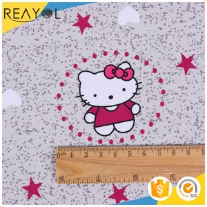 Mano suave siente hello kitty 95/5 digital print knit tejido deportivo de algodón tela de jersey - Product Image 3