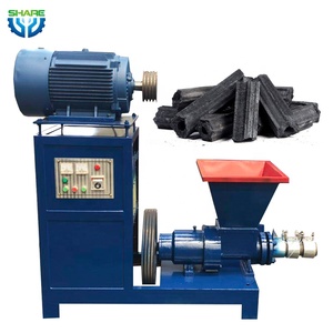 used firewood cow dung charcoal sawdust briquette making machine