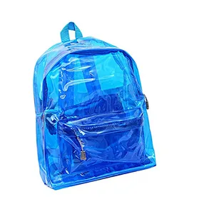 Custom Print Clear PVC Transparent Children Recycled Plastic Backpack